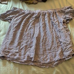 Off the shoulder shirt